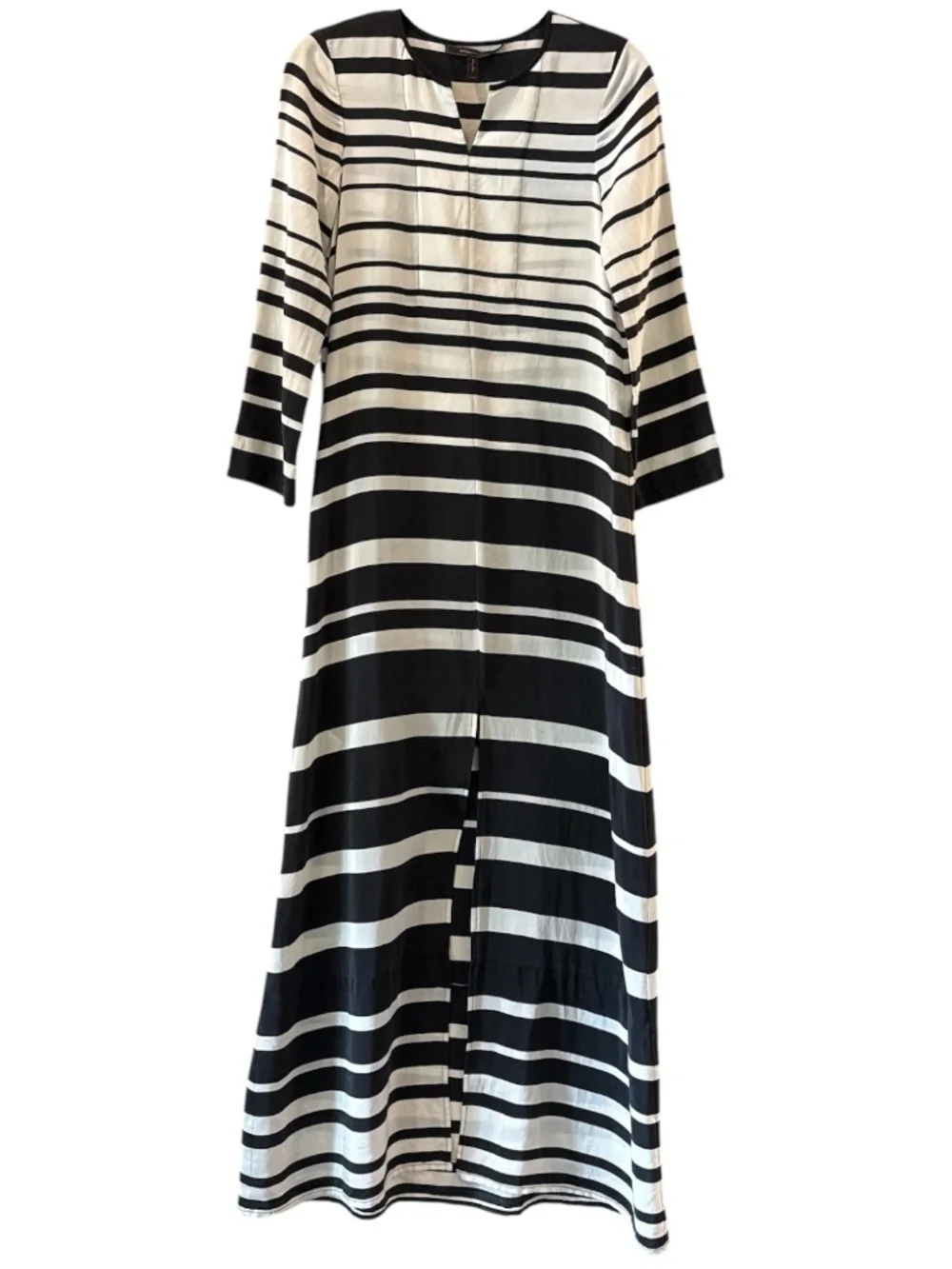 Sz XXS BCBGMaxAzria 100% Silk Kaftan Maxi Cover-Up Dress - Picture 2 of 6